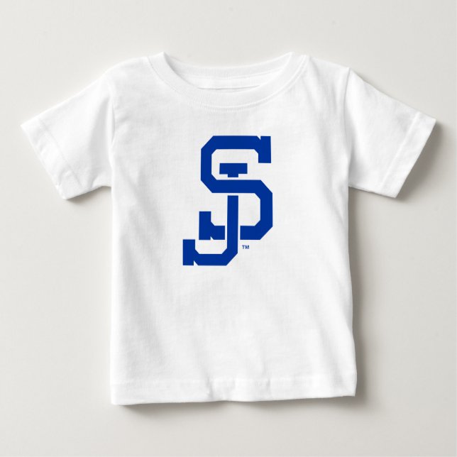 Camiseta Para Bebê Logotipo de SJ Spartans (Frente)