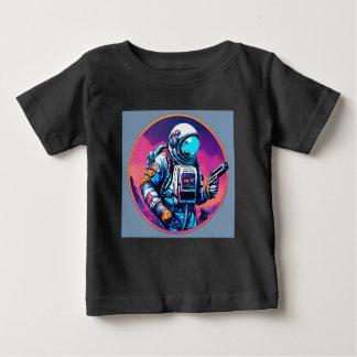 Camiseta Para Bebê Logotipo desportivo com alienígena - Kids Tshirt