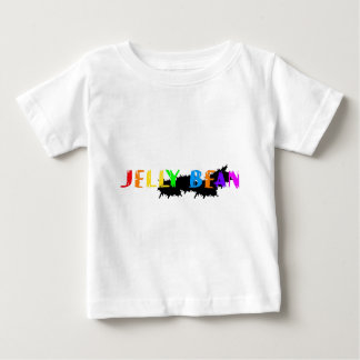 Camiseta Para Bebê Logotipo do feijão de geléia