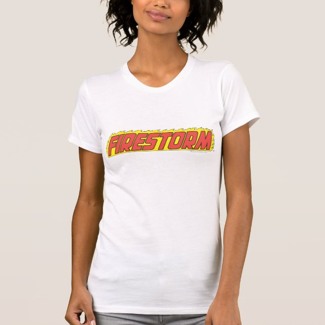 Camiseta Para Bebê Logotipo do Firestorm (Frente)