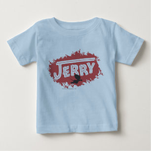 Camiseta Para Bebê Logotipo do Jerry Silhouette