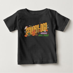 Camiseta Para Bebê Logotipo do Lanche de Halloween do Scooby-Doo