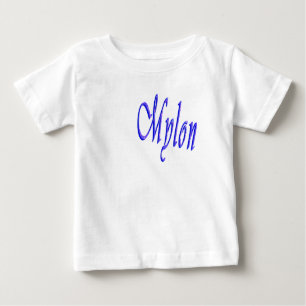 Camiseta Para Bebê Logotipo do nome Mylon