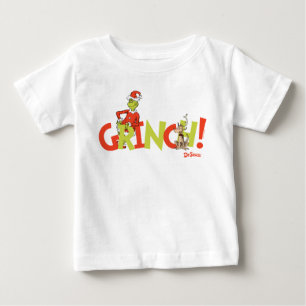 Camiseta Para Bebê Logotipo do Personagem Grinch! Gráfico