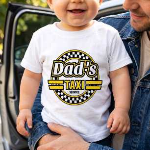 Camiseta Para Bebê Logotipo do Serviço de Táxi do Papai