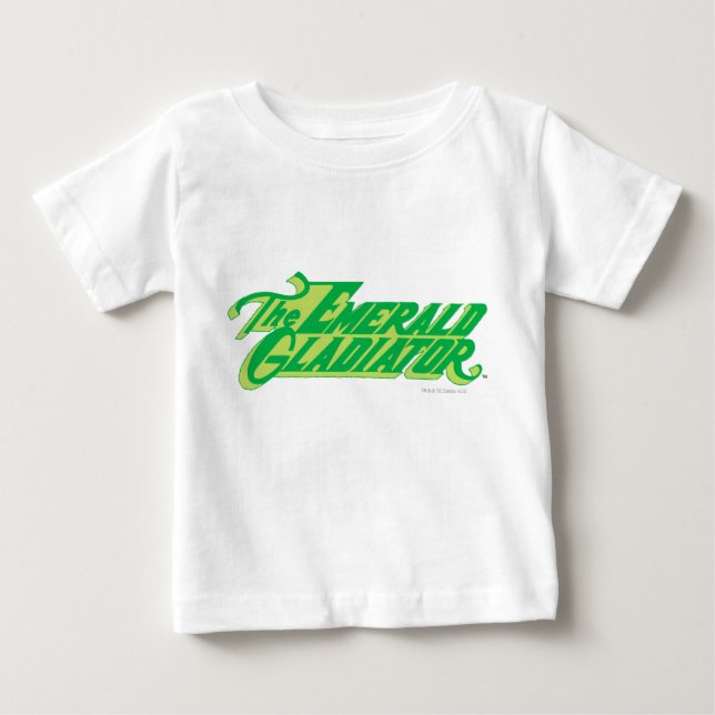 Camiseta Para Bebê Logotipo Lanterna Verde 8 (Frente)