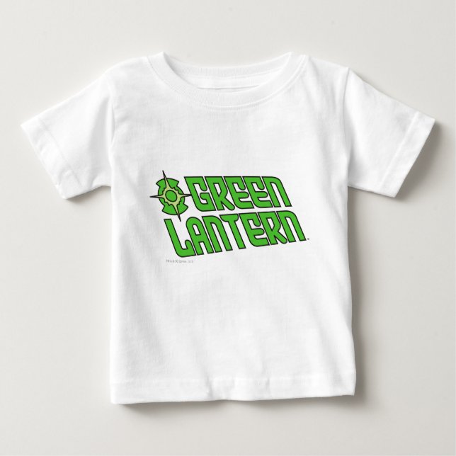 Camiseta Para Bebê Logotipo Lanterna Verde Incluso (Frente)