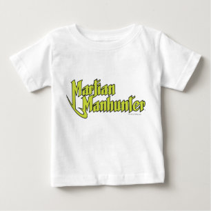 Camiseta Para Bebê Logotipo Martian Manhunter