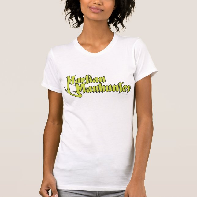 Camiseta Para Bebê Logotipo Martian Manhunter (Frente)
