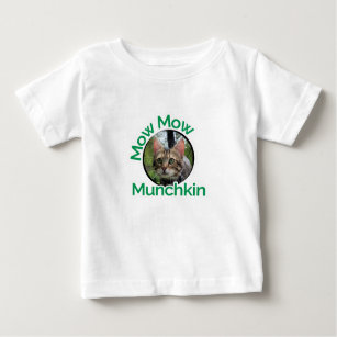 Camiseta Para Bebê Logotipo Mow Munchkin