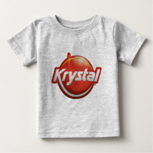 Camiseta Para Bebê Logotipo novo de Krystal