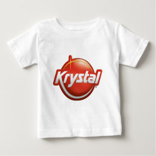 Camiseta Para Bebê Logotipo novo de Krystal