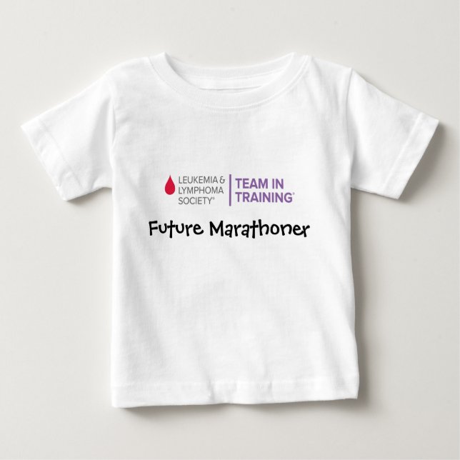 Camiseta Para Bebê Logotipo novo do marathoner-TNT futuro (Frente)