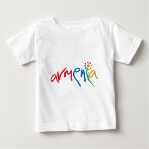 Camiseta Para Bebê Logotipo oficial arménio