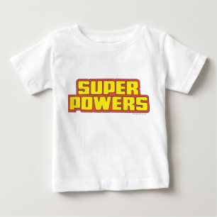 Camiseta Para Bebê Logotipo Super Powers™ Amarelo