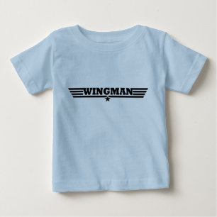 Camiseta Para Bebê Logotipo Wingman Wings