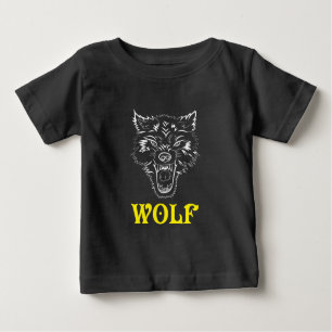 Camiseta Para Bebê Logotipo Wolf - Sinal e Símbolo T-Shirt