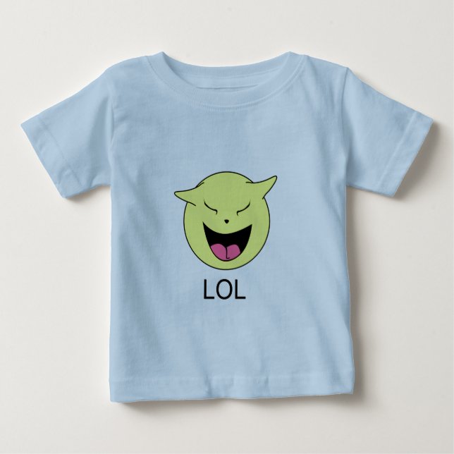 CAMISETA PARA BEBÊ LOL (Frente)