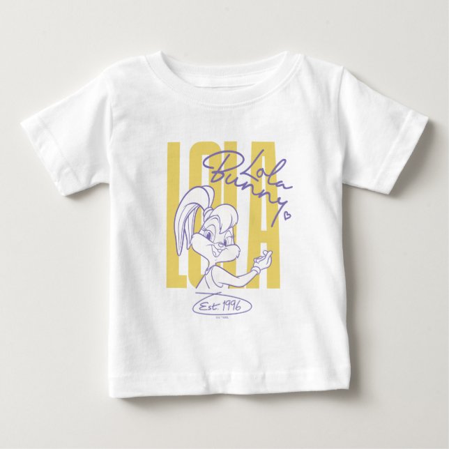 Camiseta Para Bebê Lola 1996 Vibração (Frente)