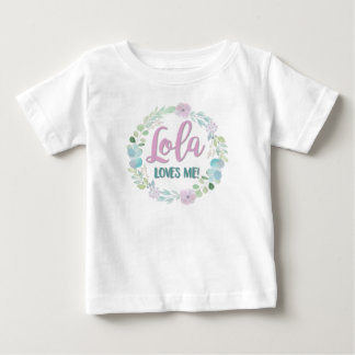 Camiseta Para Bebê Lola ama-me!