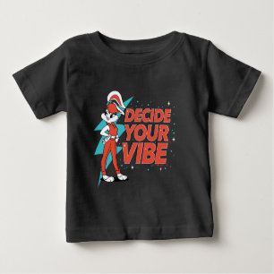 Camiseta Para Bebê Lola Bunny Decide Sua Vibe