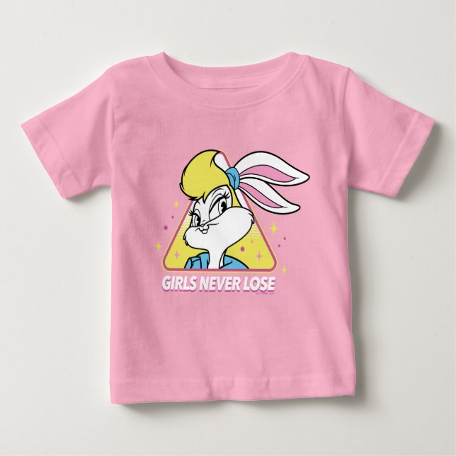Camiseta Para Bebê Lola Bunny Girls Nunca Perder (Frente)