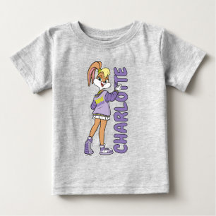 Camiseta Para Bebê Lola TUNE SQUAD™ Varsity Coração