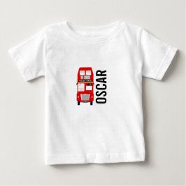 Camiseta Para Bebê London Bus Baby Tee