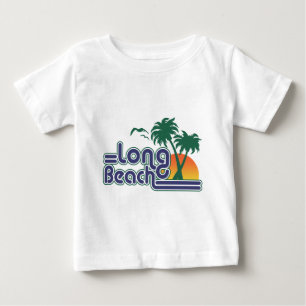 Camiseta Para Bebê Long Beach
