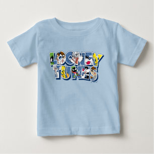 Camiseta Para Bebê LOONEY TUNES™ Characters in Letting