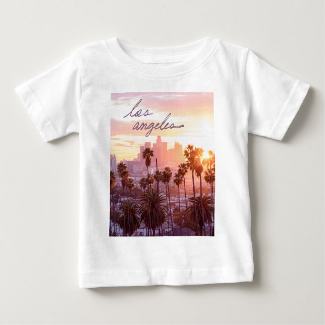 Camiseta Para Bebê Los Angeles (Frente)