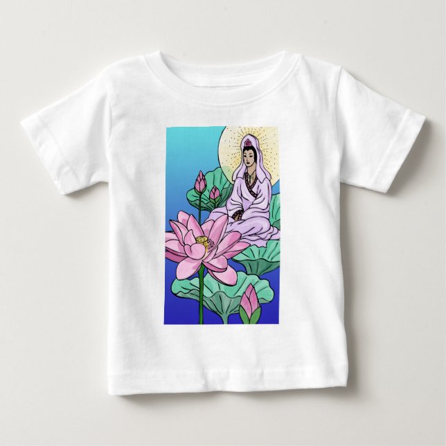 Camiseta Para Bebê Lotus (Frente)