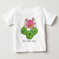 Lotus Cor-de-Água Rosa com Compartimentos e Folhas