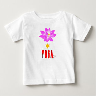Camiseta Para Bebê Lótus Espiritual Namaste Dia Internacional do Yoga