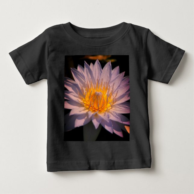 Camiseta Para Bebê Lotus Waterlily T Shirt (Frente)