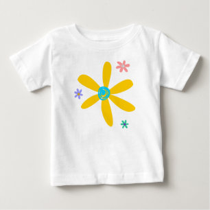 Camiseta Para Bebê Louca margarida