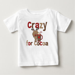 Camiseta Para Bebê Louco para o cacau