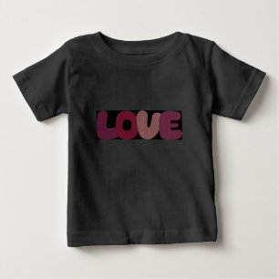 Camiseta Para Bebê Love Baby Shirt