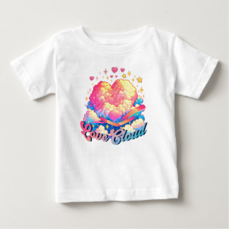 Camiseta Para Bebê Love Cloud