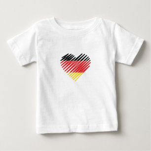 Camiseta Para Bebê Love Germany Orgulho