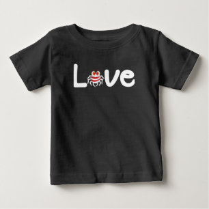Camiseta Para Bebê Love Halloween