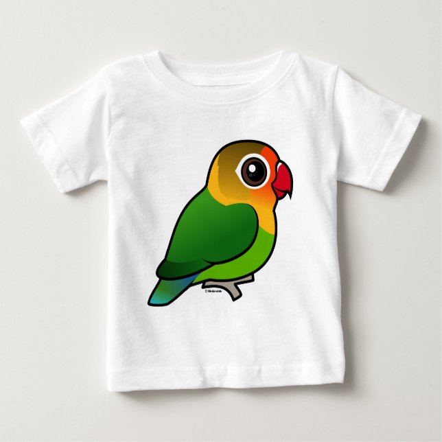 Camiseta Para Bebê Lovebird de Fischer (Frente)
