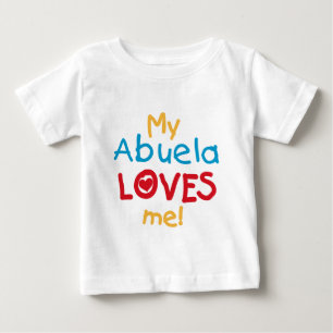 Camiseta Para Bebê LOVESMEabuela