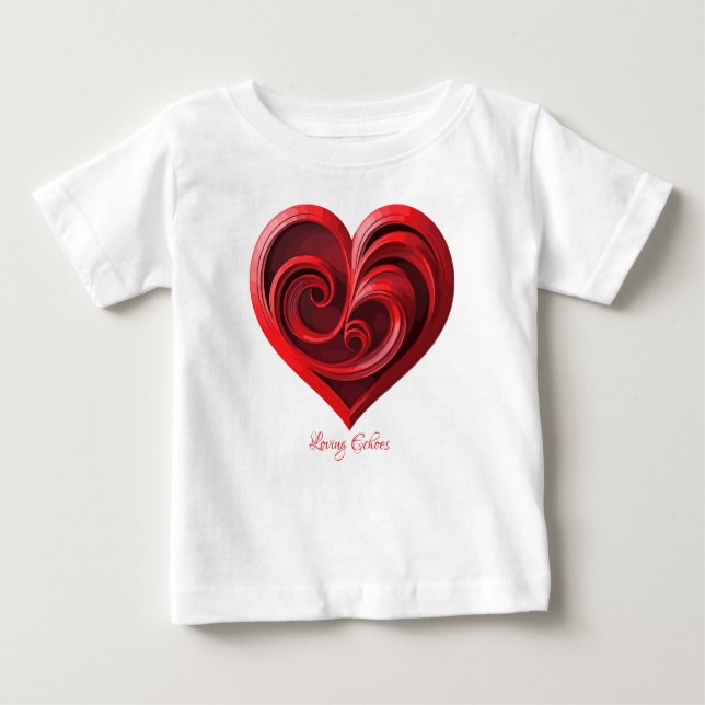 Camiseta Para Bebê Loving Echoes (Frente)