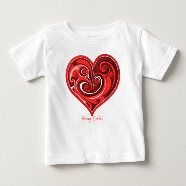 Camiseta Para Bebê Loving Echoes (Frente)