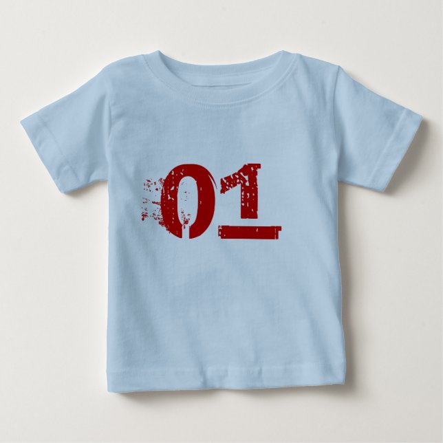 Camiseta Para Bebê Lowder: No. 1 (Frente)