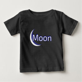 Camiseta Para Bebê Lua
