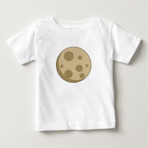 Camiseta Para Bebê Lua Cheia