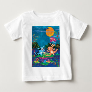 Camiseta Para Bebê Lua do outono