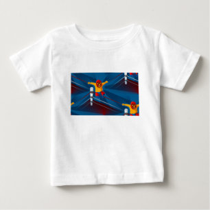 Camiseta Para Bebê luchador